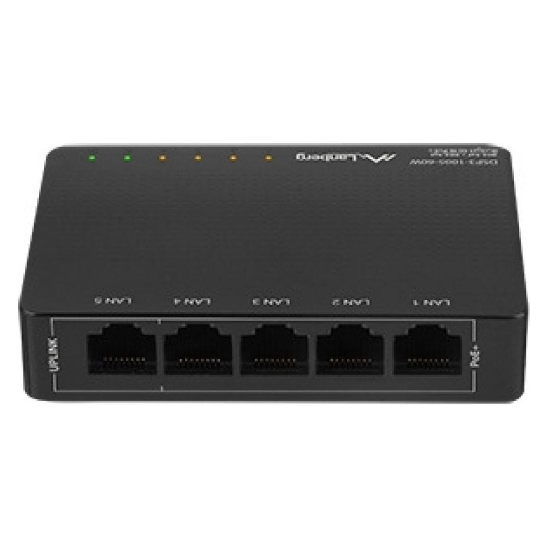 Lanberg DSP3-1005-60W Netzwerk-Switch Unmanaged Gigabit Ethernet (10/100/1000) Power over Ethernet (PoE) (5 Ports) (DSP3-1005-60W)