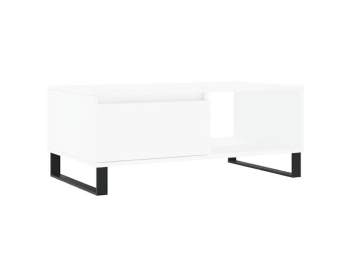 vidaXL Couchtisch Weiß 90x50x36,5 cm Holzwerkstoff