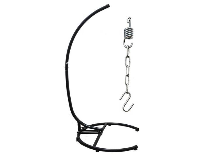 XL-HÄNGESESSEL-GESTELL bis 150kg, 215cm, Schwarz