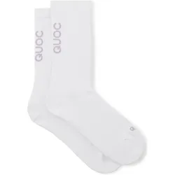 Quoc, Unisex, Sportsocken, Performance Road 2 (37 - 49), Weiss