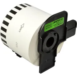 Etiketten kompatibel zu Brother DK22205 GRÜN 62mm x 30,48m Rolle