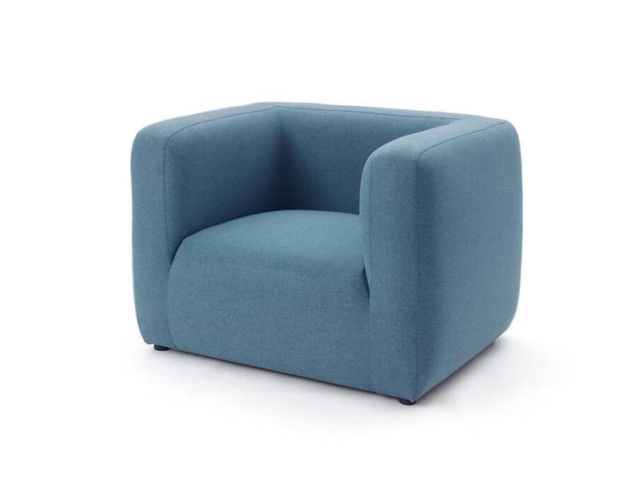 Sessel Baltimore blau, 94x65x78 cm