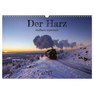 Der Harz - einfach mystisch (Wandkalender 2027 DIN A3 quer), CALVENDO Monatskalender
