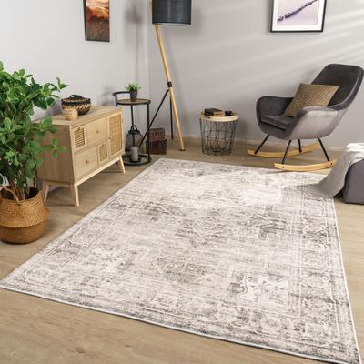 Paco Home Modern Area Rug Bordered Classic Design in Vintage Look