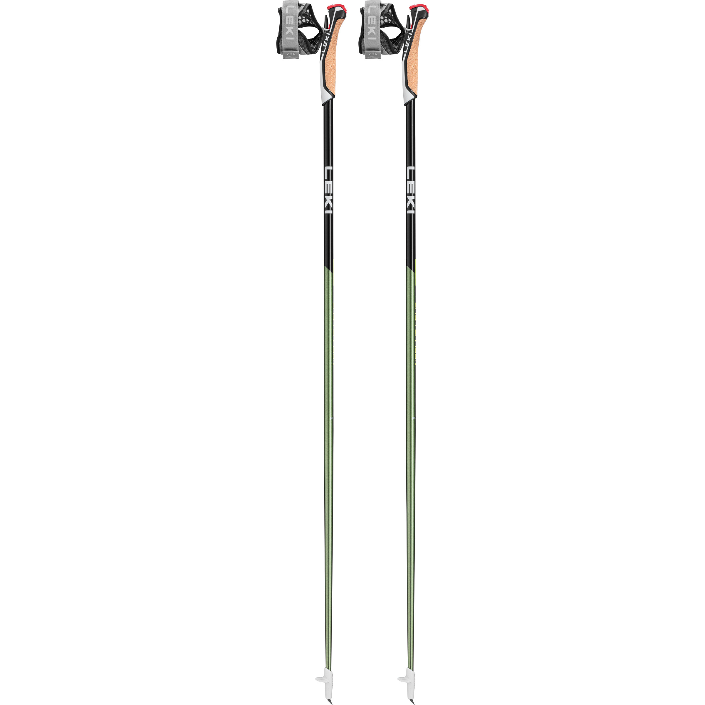 Leki Flash Carbon Stöcke Wanderstöcke & Trekkingstöcke gruen Größe 105CM Nordic Walking