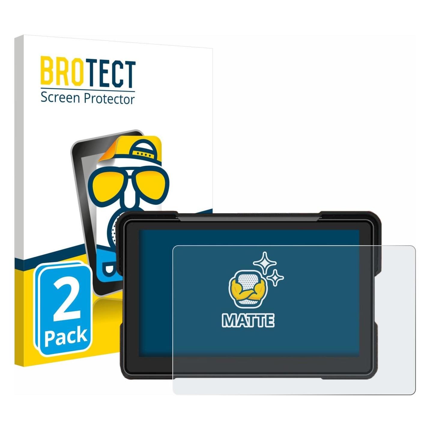 Brotect Entspiegelungsfolie für Airpuxem Motorrad Carplay 7" Displayschutz Displayschutzfolie Folie Matt (1960816)