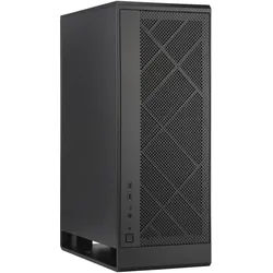 Silverstone Alta G1M (mATX, Mini-ITX), PC Gehäuse, Schwarz