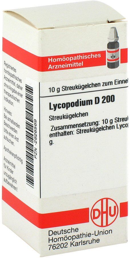 DHU Lycopodium D200 Globuli 10g