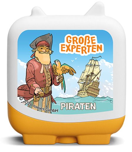 tonies 11005134 GROSSE EXPERTEN - Piraten 60 min (Orange, Weiß, Blau, Schwarz, Rot, Gelb)