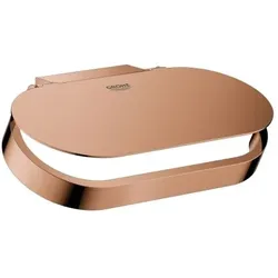 Grohe Selection WC-Papierhalter 41069DA0 warm sunset, mit Deckel, Wandmontage, verdeckte Befestigung