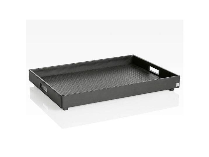 Joop! Tablett, Schwarz, 2-teilig, rechteckig, 66x6x47 cm, Tischkultur & Servieren, Tabletts