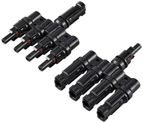 Sygonix Solaradapter T-Verbinder (4 zu 1) 1000V SY-6408002 Y-Stecker