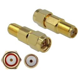DELOCK Adapter SMA Stecker zu SMA Buchse 3 GHz