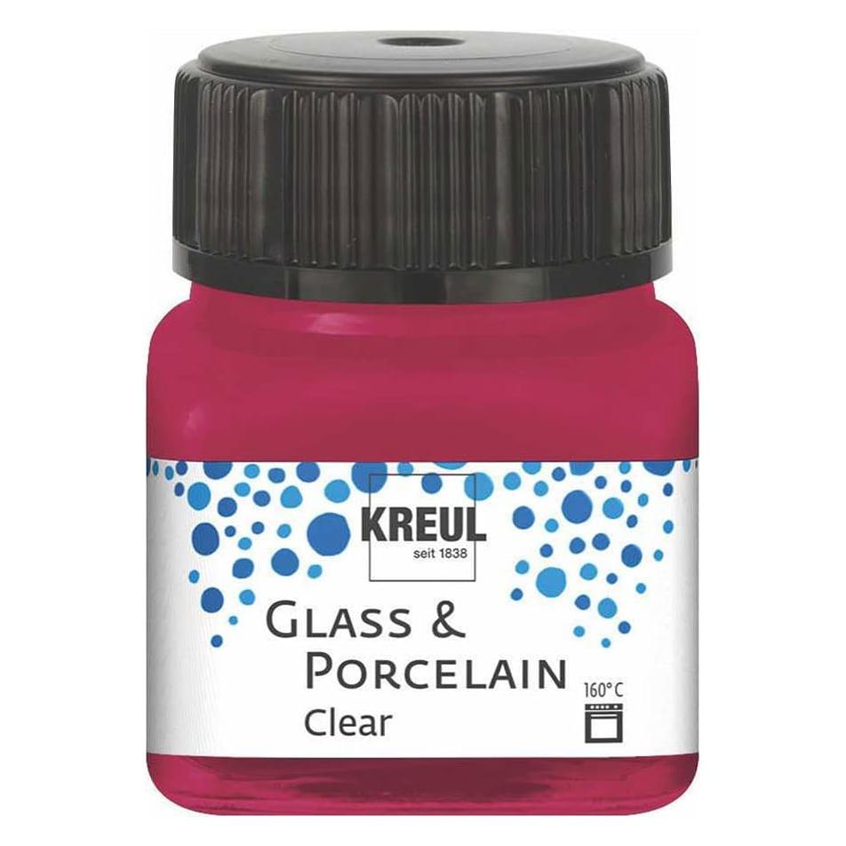 Kreul Glass & Porcelain Clear, Porzellan- und Glasfarbe (20 ml) (4000798120016)
