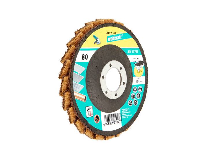 Wolfcraft Schleiflamellenteller Vlies ⌀ 12 cm