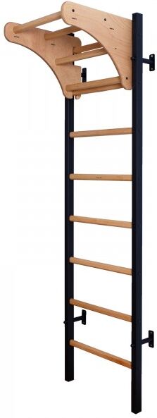 BenchK 200 Black + Wooden Pull Up Bar