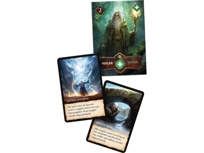 MNKY Entertainment - The Secret Relics of Wizards - Bordspel - Strategisch spel - 60 minuten speelduur