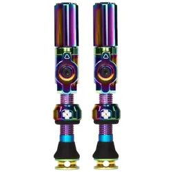 MUC-OFF Tubeless Ventil Set Big Bore Hybrid | iridescent