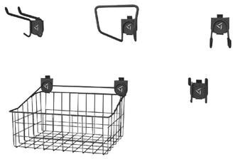 "Gladiator GarageWorks 18"" Wide Wire Basket - Single"
