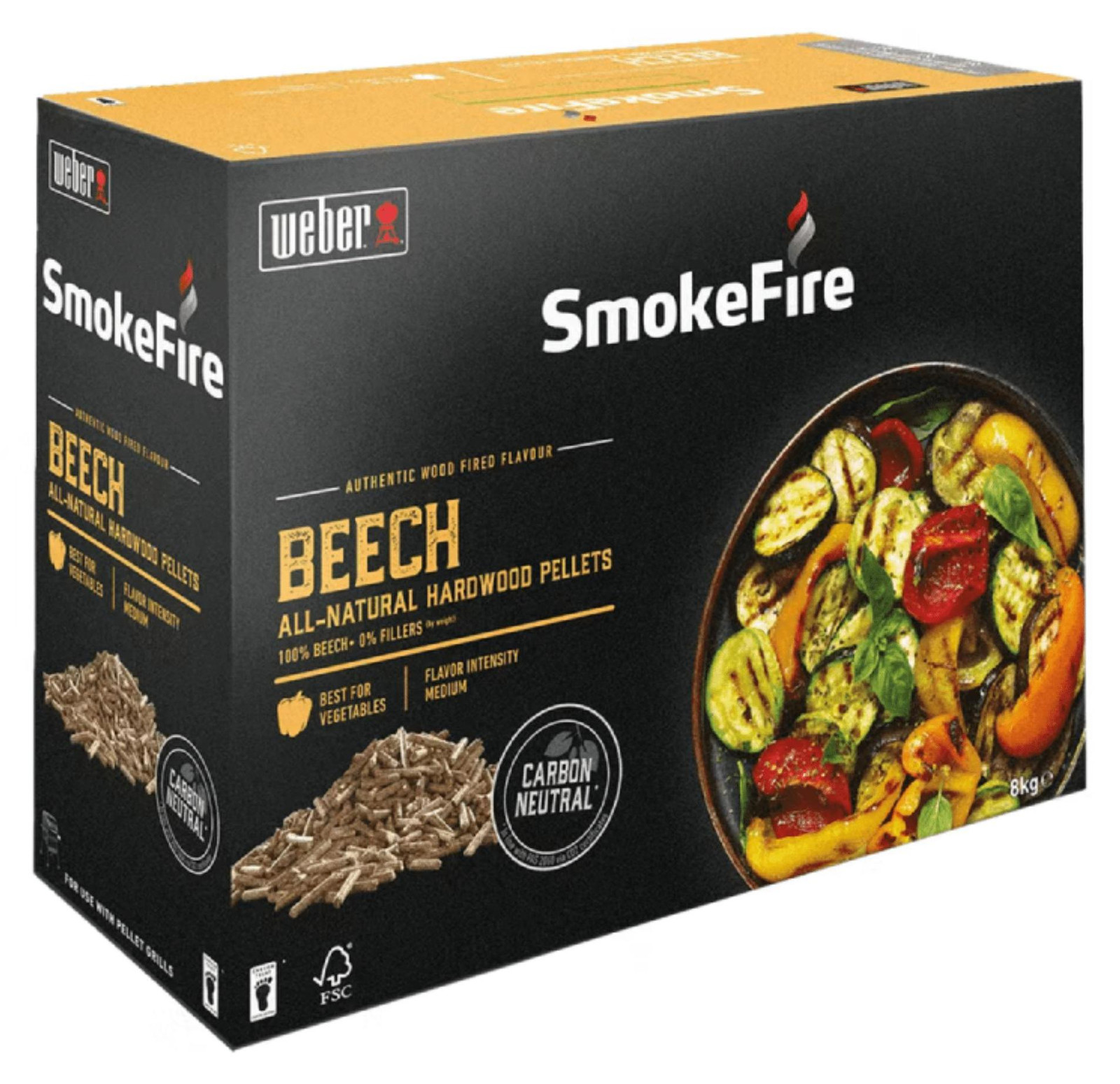 Weber Beuk hardhoutpellets voor pelletgrills, 8 kg