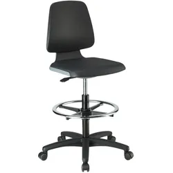 Magni, Bürostuhl, Stuhl Labsit 4 anthrazit Kst.-Leder,m.Rollen 4016849592183 (56 - 81 cm)