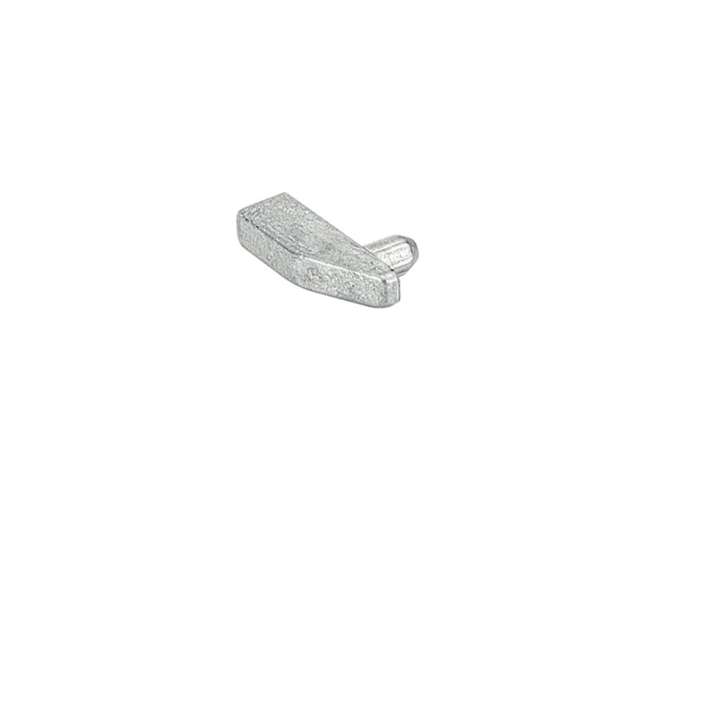 Hettich Möbel-Nutbodenträger, Zapfen Ø 5mm, z.Einsteck., Zinkdruckguss blank 74805