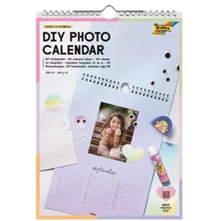 folia DIY Fotokalender »Shades of Rainbow« A4 mehrfarbig, 21x29.7 cm