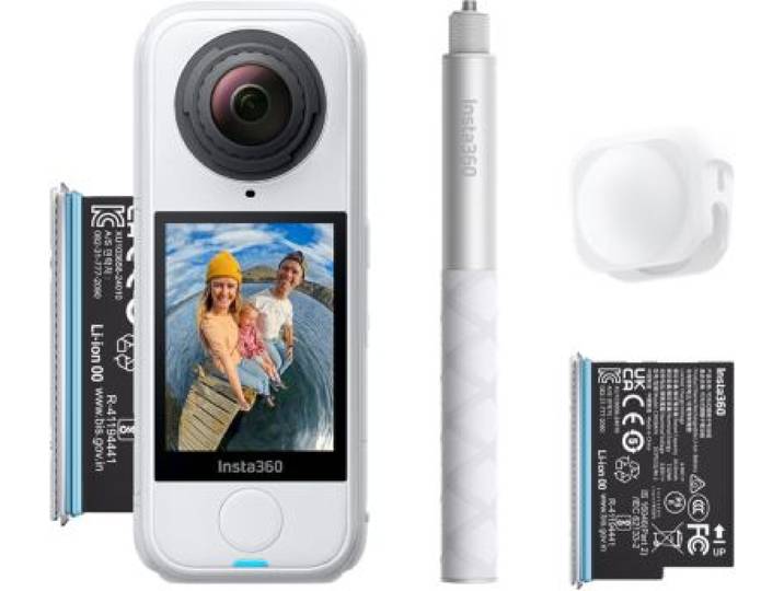 Insta360 - Caméra 360 X4 Air Starter Pack Arctic White