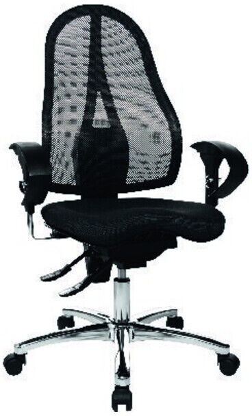 SITNESS Fauteuil pivotant 15 noir/noir ; Topstar (ST19U G20)