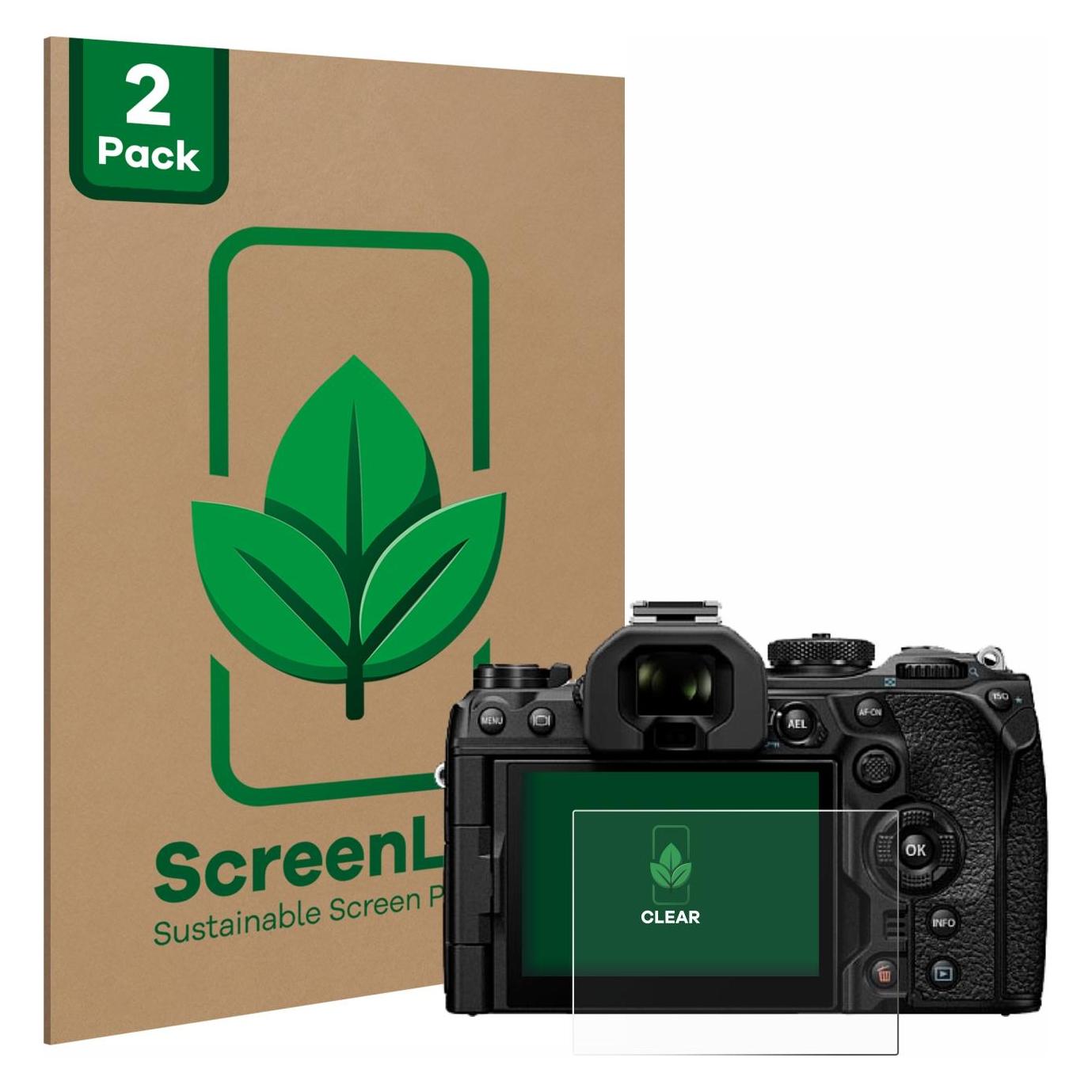 ScreenLeaf Schutzfolie für Olympus OM System OM-1 Mark II / OM-3 Displayschutz Display Schutz Folie Klar (6153063)