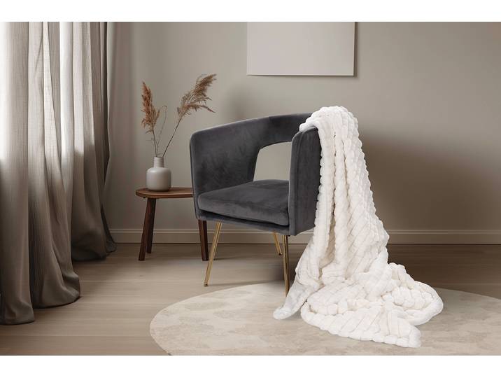 Plaid Spa Essence 150 x 200cm Beige/Ivory Polyester