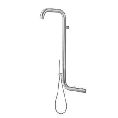 Wanddusche aus inox Edelstahl 316L, Modell MX1015F-INOX – MPC