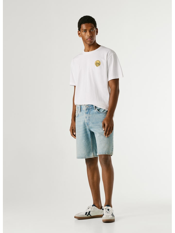 Pepe Jeans Jeans-Bermudas in Hellblau - W33