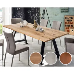 SIT Tops & Tables »Virginia« Wildeiche Massivholz Esstisch  – erhältlich in 8 Größen