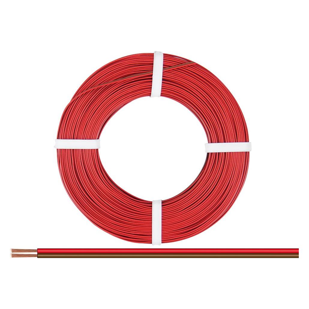 Donau ZWILLINGSLITZE 0,14 / 25m rot-braun (25 m) (218-08-25)