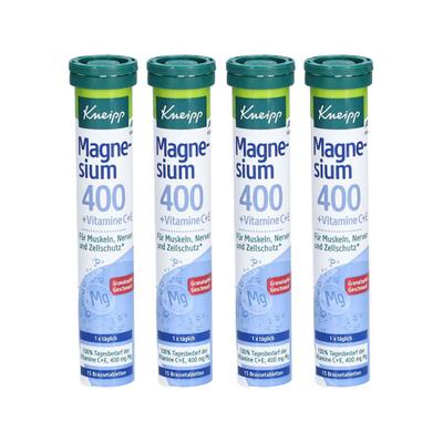 Kneipp Magnesium 400+C+E Brausetabletten 4x 4x15 St