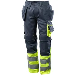 Warnschutz Handwerkerhose "SAFE SUPREME" - 90C46 - schwarzblau/gelb