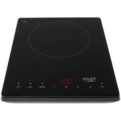 Adler AD 6513 Einzel-Induktionskochplatte mit LCD-Display, 2000W