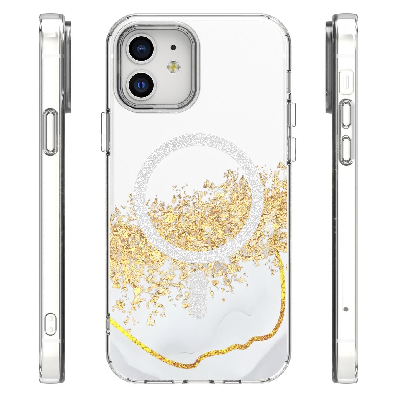 OEM Epoxy Mag case for iPhone 12 / 12 Pro 6,1" white (Apple iPhone 12, Apple iPhone 12 Pro) (GSM274833)