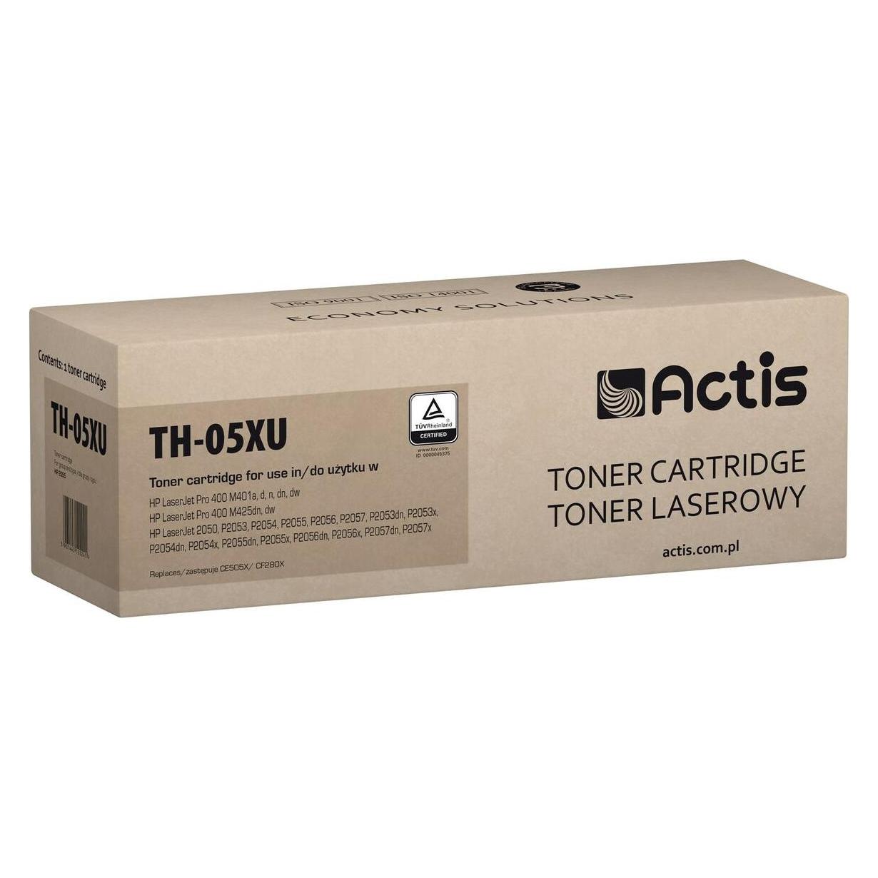 Factis TH-05XU Tonerkartusche Universal (Ersatz für HP 05X CE505X CF280X Standard 7200 Seiten sch (BK) (TH-05XU)