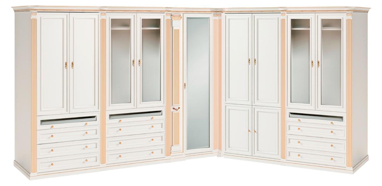Begehbarer Moderner Kleiderschrank Designer Holz Eckschränke Holz Möbel
