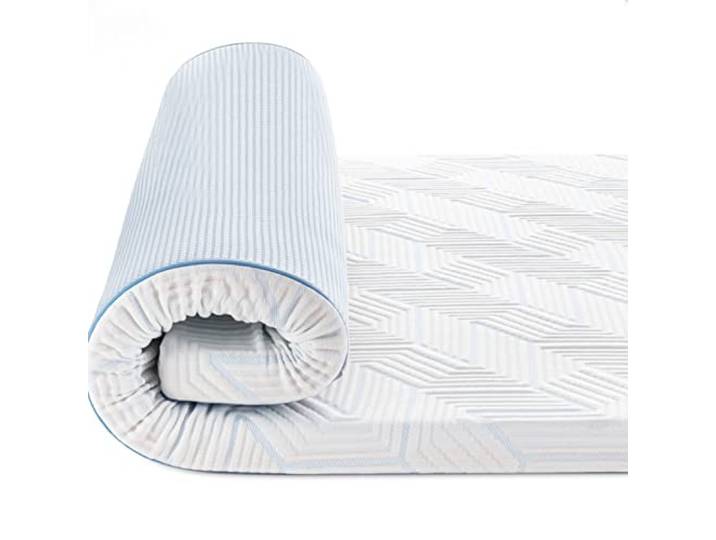 BedStory Topper 160x200cm,7,5cm Höhe Matratzentopper aus Gel Memory Foam, H2&H3 Härte Matratzentopper für Boxspringbett Wohnwagen Schlafsofa, mit Abnehmbaren und Waschbaren Bezug