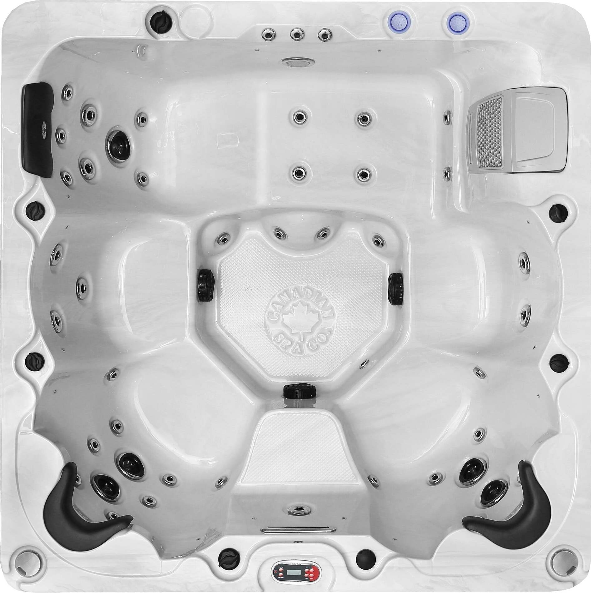 Canadian Spa Erie SE Whirlpool für 6 Personen, 213x213x89 cm, 46 Düsen