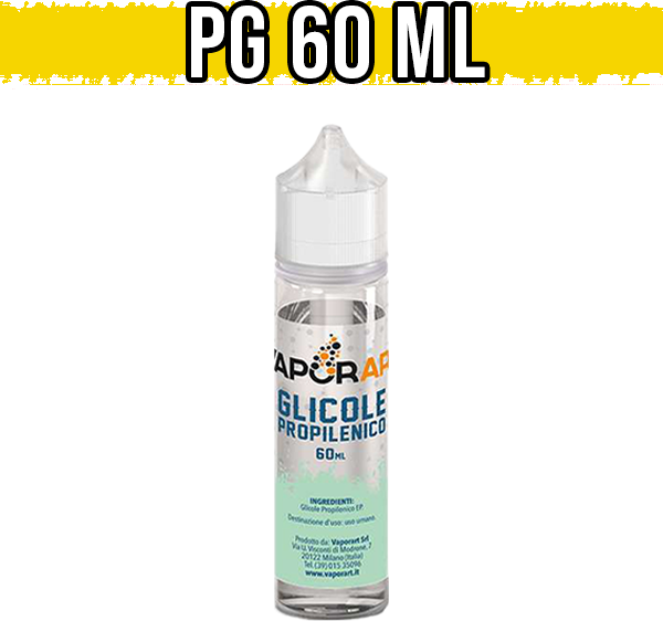 VaporArt Glicole Propilenico 60ml Base Full Pg