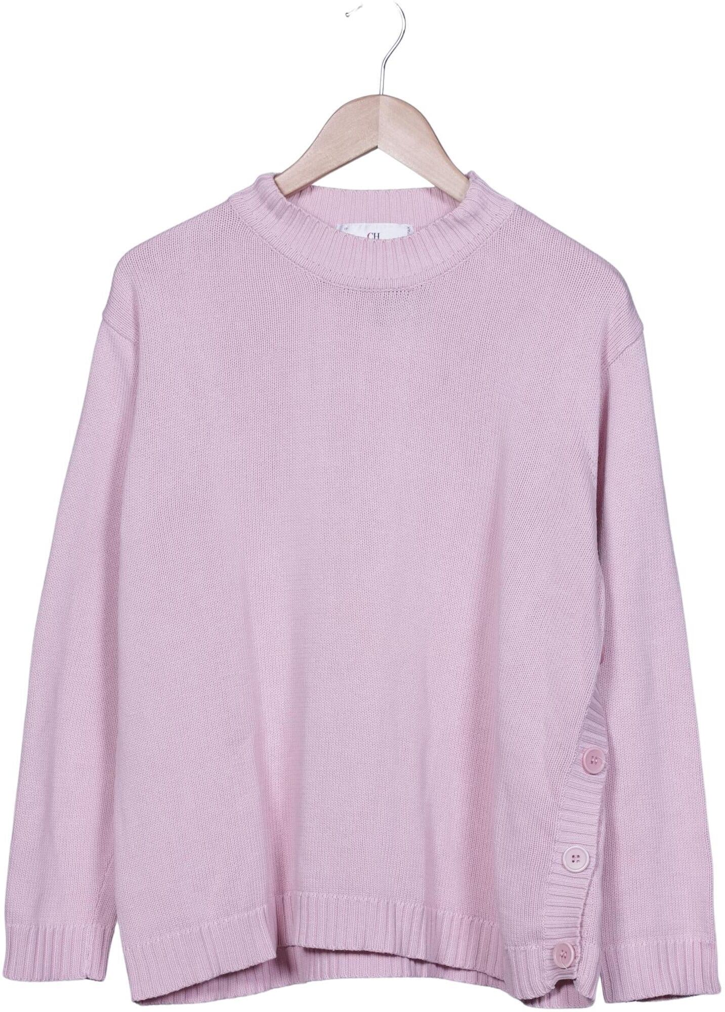 Carolina Herrera Damen Pullover, Pink, Gr. Xxl, Baumwolle - Second Hand