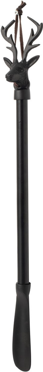 J-Line Schoenlepel Hert - Aluminium - Zwart