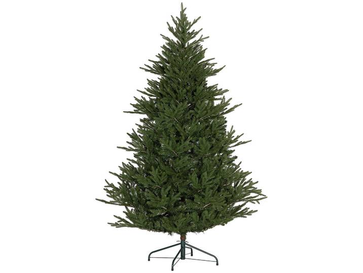 Homcom Künstlicher Weihnachtsbaum, 183 cm Christbaum mit 2380 Spitzen, Metallständer, Grün, Kunststoff, 183 cm, Dekoration, Weihnachtsdekoration, Christbäume & Zubehör