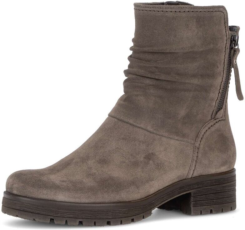 Stiefelette GABOR "Sportliche Stiefelette", Damen, Gr. 40,5, braun (braun, taupe), Schuhe Stiefelette