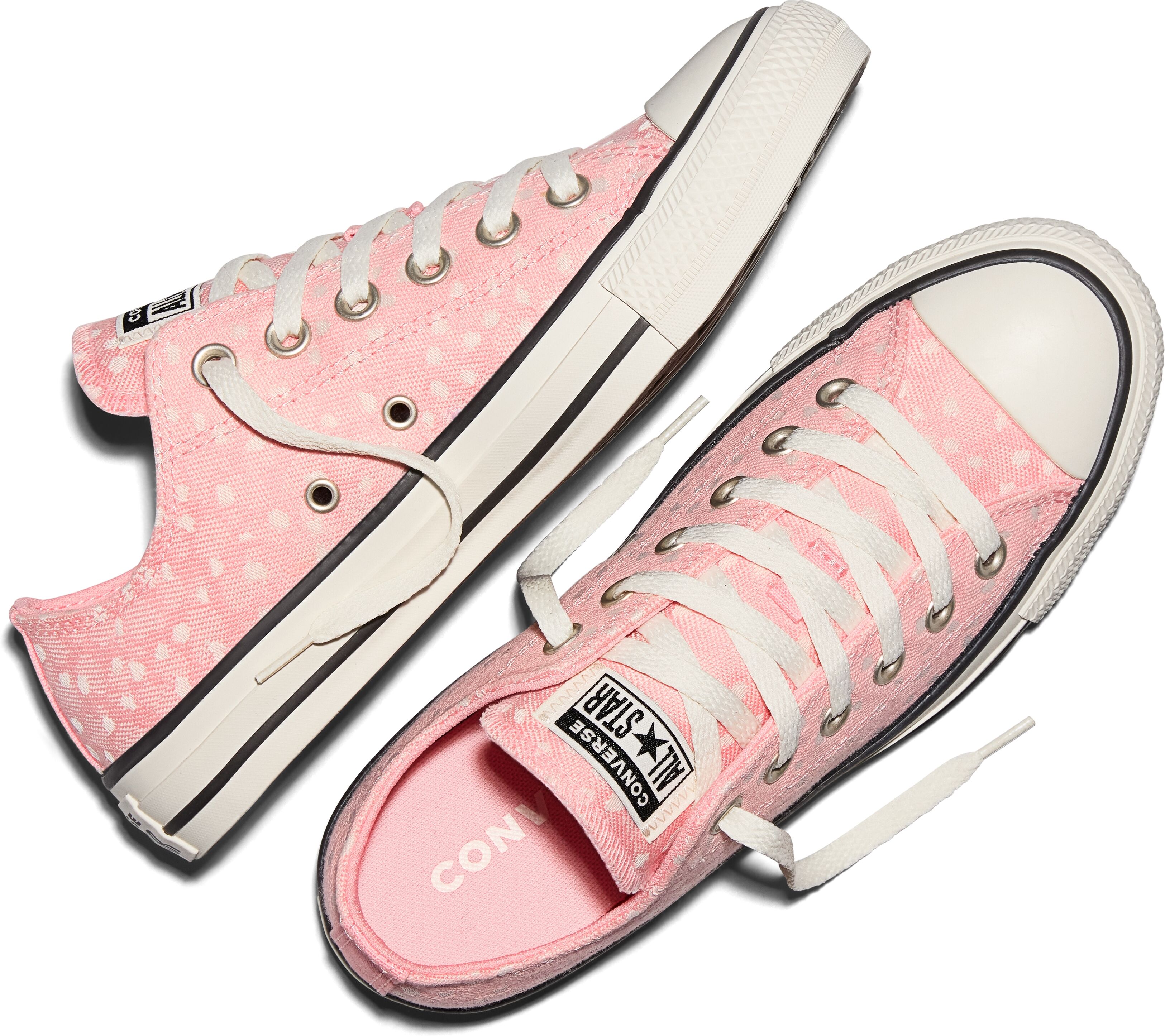 Sneaker CONVERSE "CHUCK TAYLOR ALL STAR DEER PATTERN", Damen, Gr. 38, rosa (ok bloomer, egret, schwarz), Textil, Schuhe Sneaker ok bloomer, egret, schwarz 38