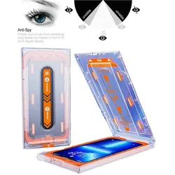 4x Blickschutz 9H Panzerglas für iPhone 16 Anti-Spy Privacy MagicBox Displayschutz Schutzglas Schuzfolie echtes Tempered Panzerglas Screen Protector